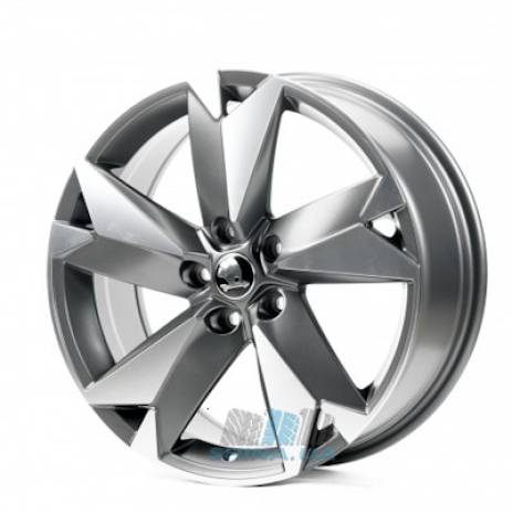 Цена на Диски Replica Skoda (SK5625) R18 W7.5 PCD5x112 ET43 DIA57.1 satin grey machined face