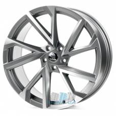 Цена на Replica Skoda (SK5635) R20 W8.5 PCD5x112 ET38 DIA57.1 satin grey machined face