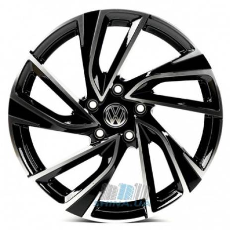 Цена на Диски Replica Volkswagen (VV5481) R19 W8 PCD5x112 ET42 DIA57.1 black machined face