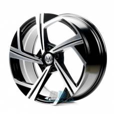 Цена на Replica Volkswagen (VV5502) R18 W8 PCD5x112 ET45 DIA57.1 gloss black machined face