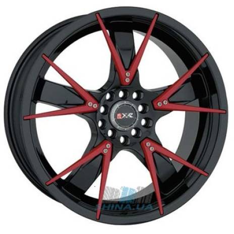 Цена на Диски Sportmax Racing SR508 R18 W7.5 PCD5x112 ET42 DIA67.1 black red inserts