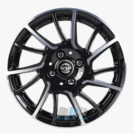 Цена на Диски WSP Italy Citroen (WD009) Moon W R15 W6 PCD4x108 ET23 DIA65.1 gloss black polished