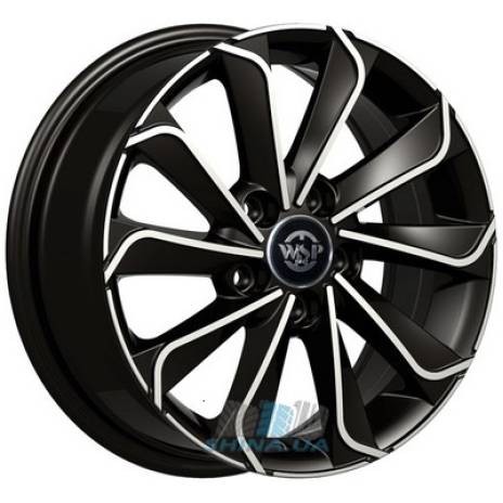 Цена на Диски WSP Italy Kia (WD003) Corinto R16 W6.5 PCD5x114.3 ET48 DIA67.1 gloss black polished