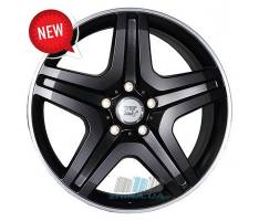 WSP Italy Mercedes (W775) Miyagi R20 W9.5 PCD5x130 ET50 DIA84.1 dull black full polished