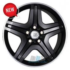 Цена на WSP Italy Mercedes (W775) Miyagi R20 W9.5 PCD5x130 ET50 DIA84.1 dull black lip polished