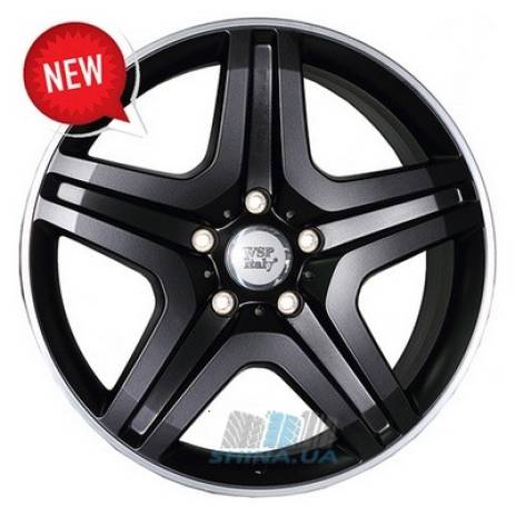 Цена на Диски WSP Italy Mercedes (W775) Miyagi R20 W9.5 PCD5x130 ET50 DIA84.1 dull black lip polished