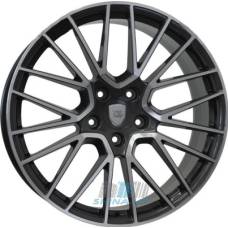 Цена на WSP Italy Porsche (W1058) Okinawa R21 W9.5 PCD5x130 ET46 DIA71.6 gloss black