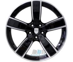 WSP Italy Porsche (W1059) Gotland R22 W11.5 PCD5x130 ET61 DIA71.6 gloss black polished
