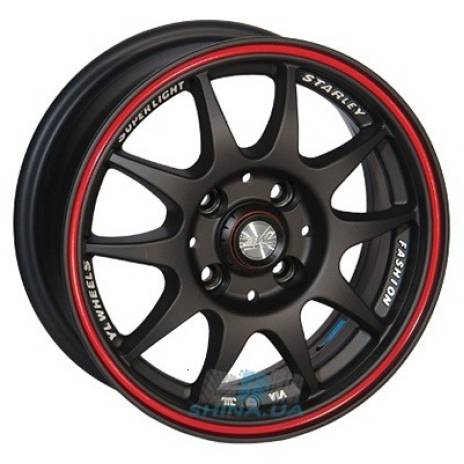 Ціна на Диски ZW 346 R13 W5.5 PCD4x98 ET20 DIA58.6 RL BLK-X/M